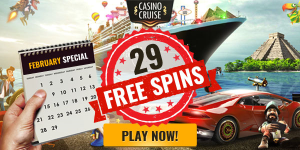 CasinoCruise 29 free spins february