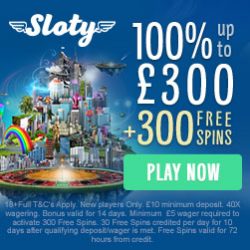 Sloty casino welcome bonus