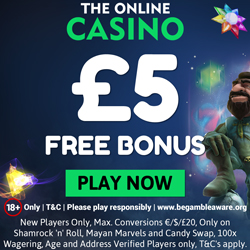 Get £5 free at the online casino