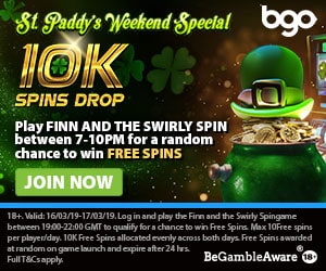 St.Paddy's BGO promotion